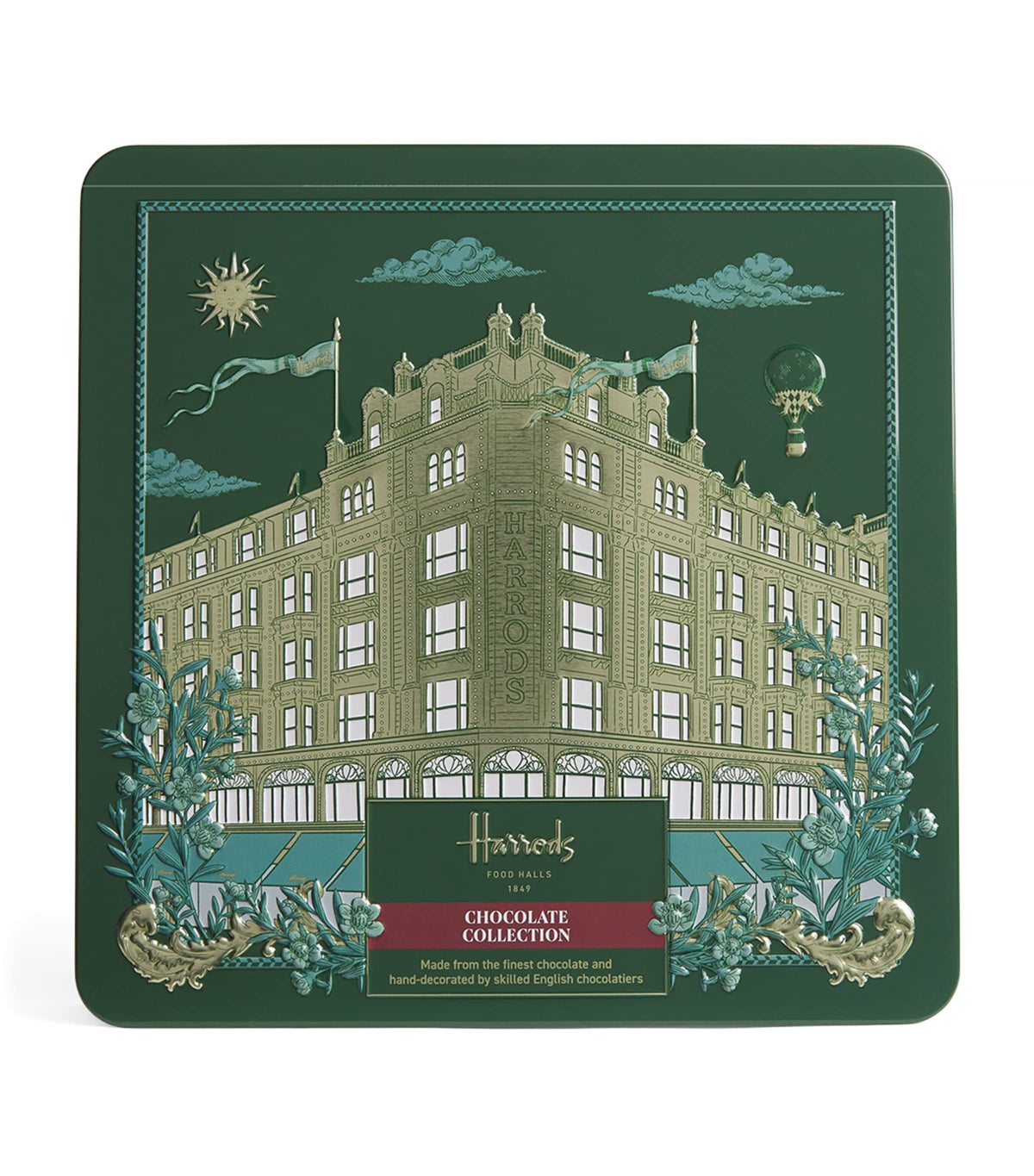 Harrods chocolate truffle selection box with assorted fillings 205g - British product