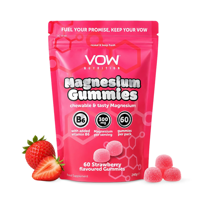 VOW Nutrition magnesium gummies strawberry 60 (British brand)