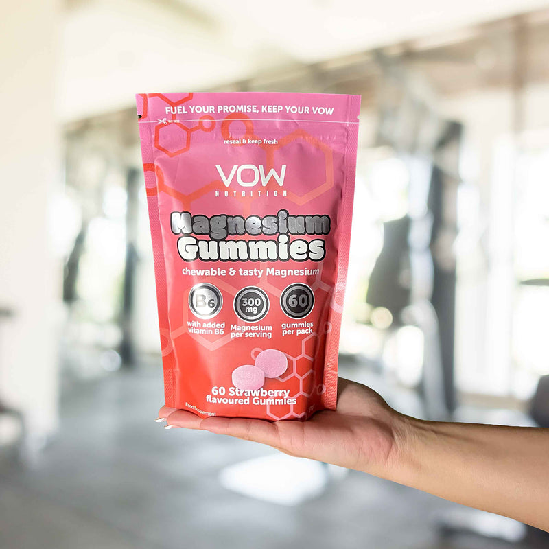 VOW Nutrition magnesium gummies strawberry 60 (British brand)