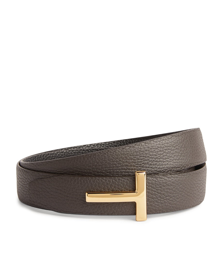 TOM FORD T Icon reversible leather belt, imported from the UK