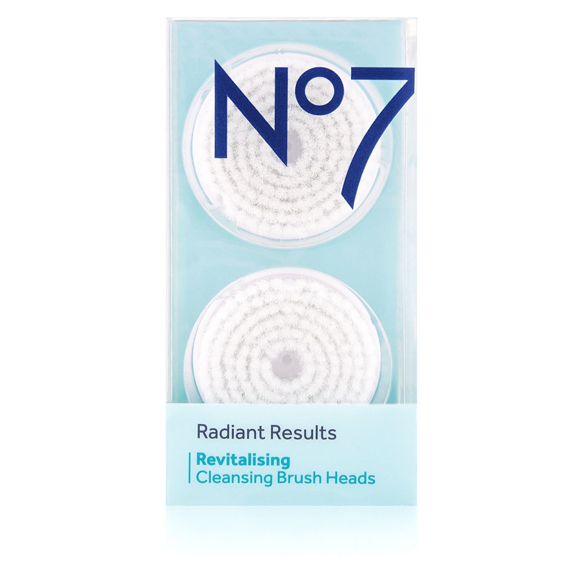 No7 Radiant Results Revitalising Cleansing Brush Heads x2 GOODS Boots   