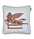Etro linen Somerset embroidered cushion 45cm x 45cm - British product