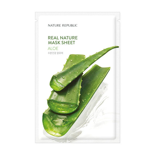 Nature Republic aloe mask sheet, UK version