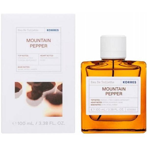Korres Mountain Pepper EDT spray 100ml, imported from the UK