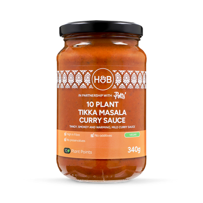 Holland & Barrett Holland & Barrett 10 Plant Tikka Masala Curry Sauce 340g- Buy online at McGrocer