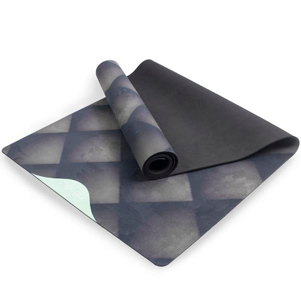 Myga Black Luxurious Vegan Suede Yoga Mat GOODS Superdrug   