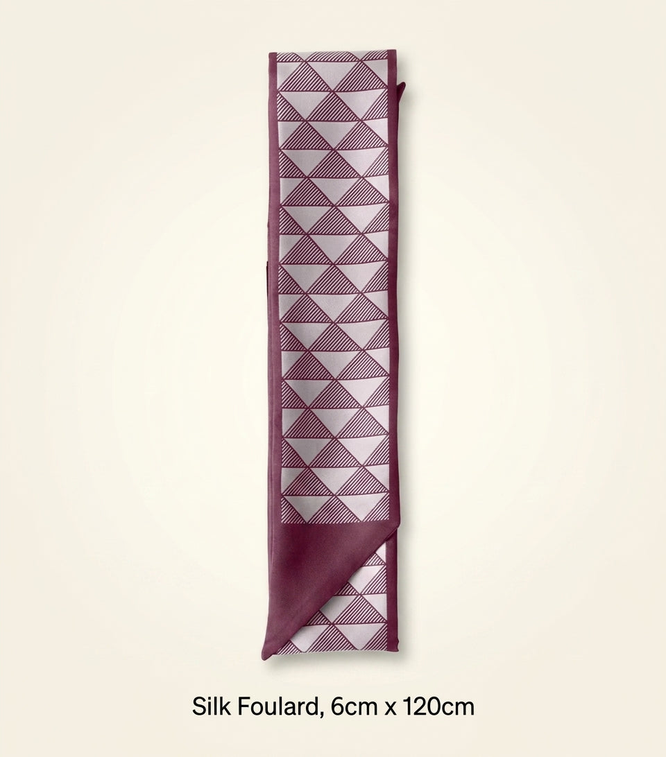 Prada Triangle print silk scarf - British product