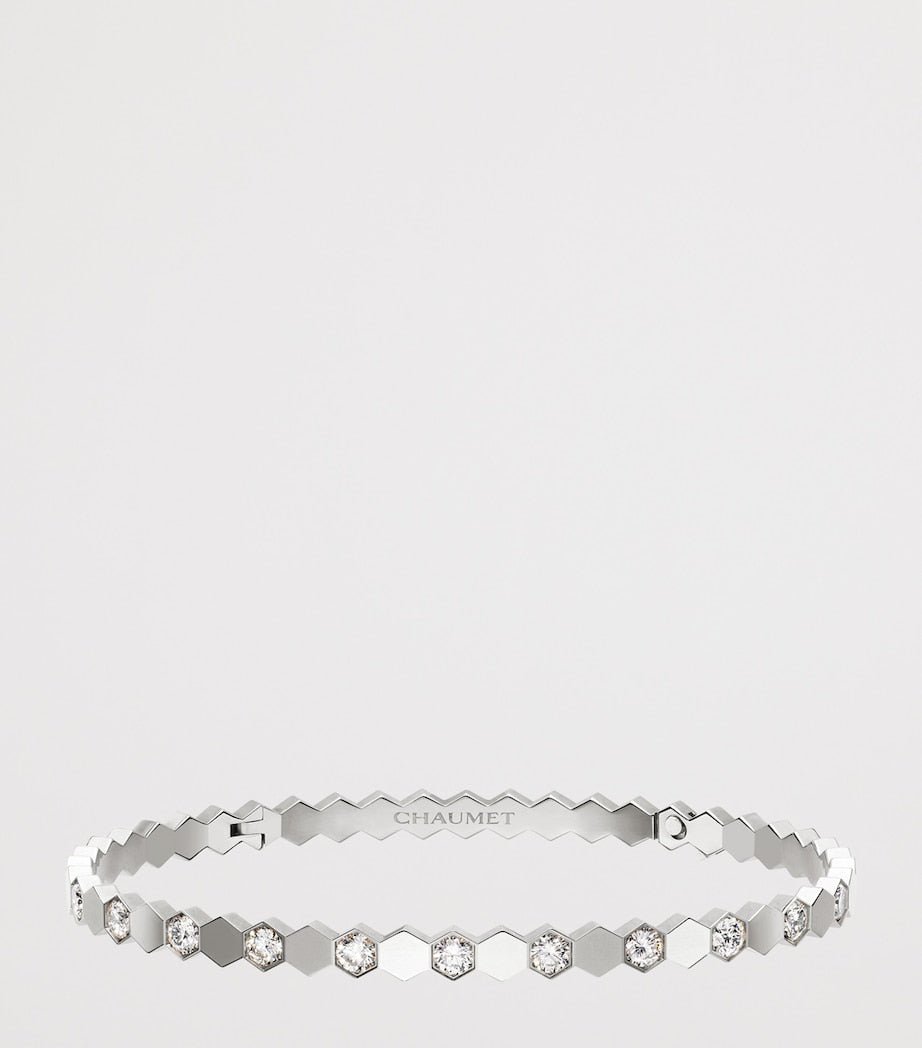 Chaumet Bee de Chaumet white gold diamond bracelet (British brand)