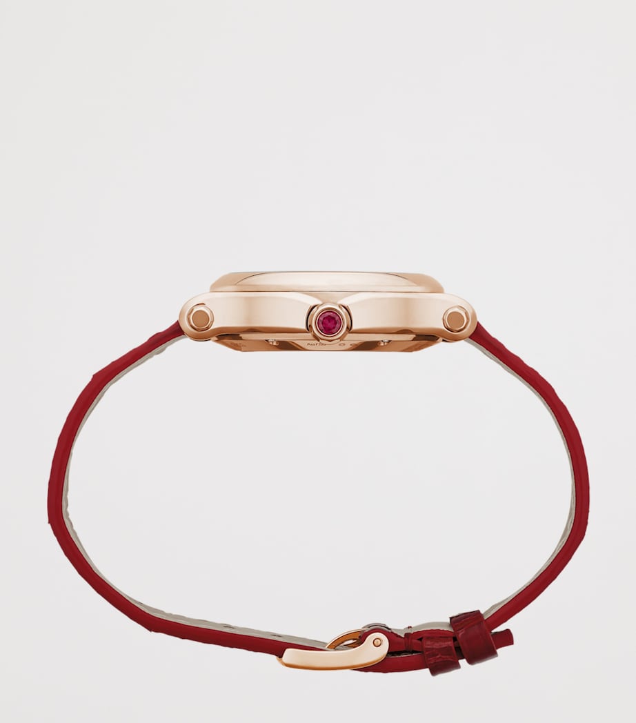 Chopard Happy Sport watch 33mm rose gold diamonds - British product