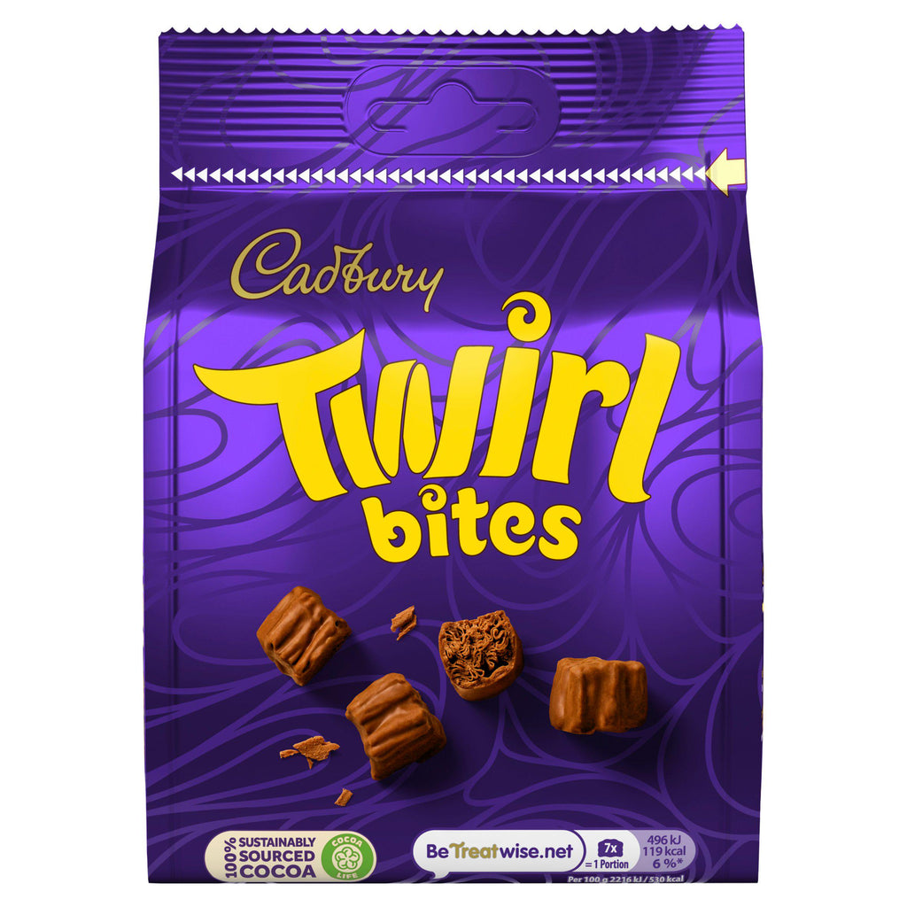 Cadbury Twirl Bites Chocolate Bag 109g