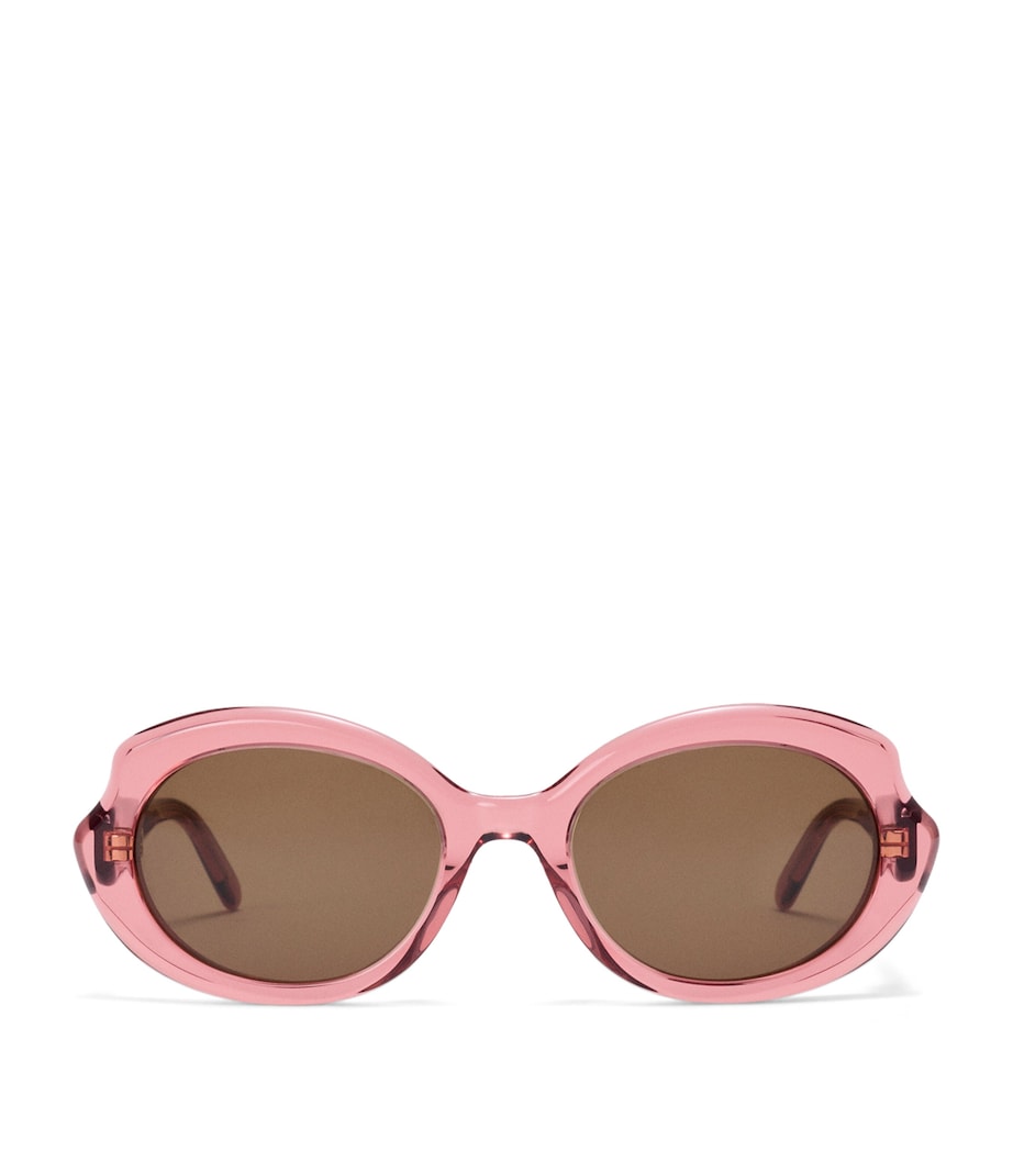 LOEWE Mini Oval Sunglasses acetate frame, imported from the UK