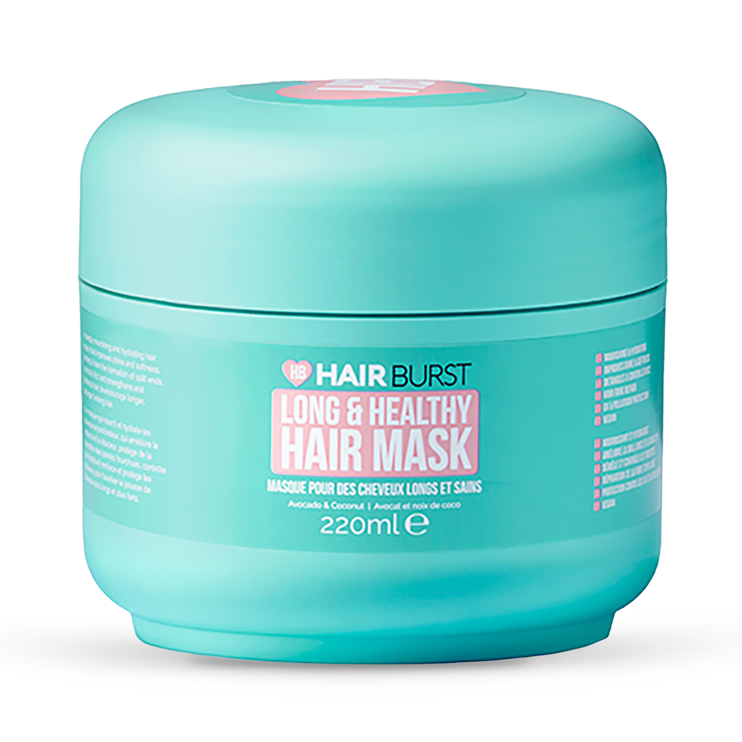 Hairburst long and healthy hair mask 220ml, imported from the UK