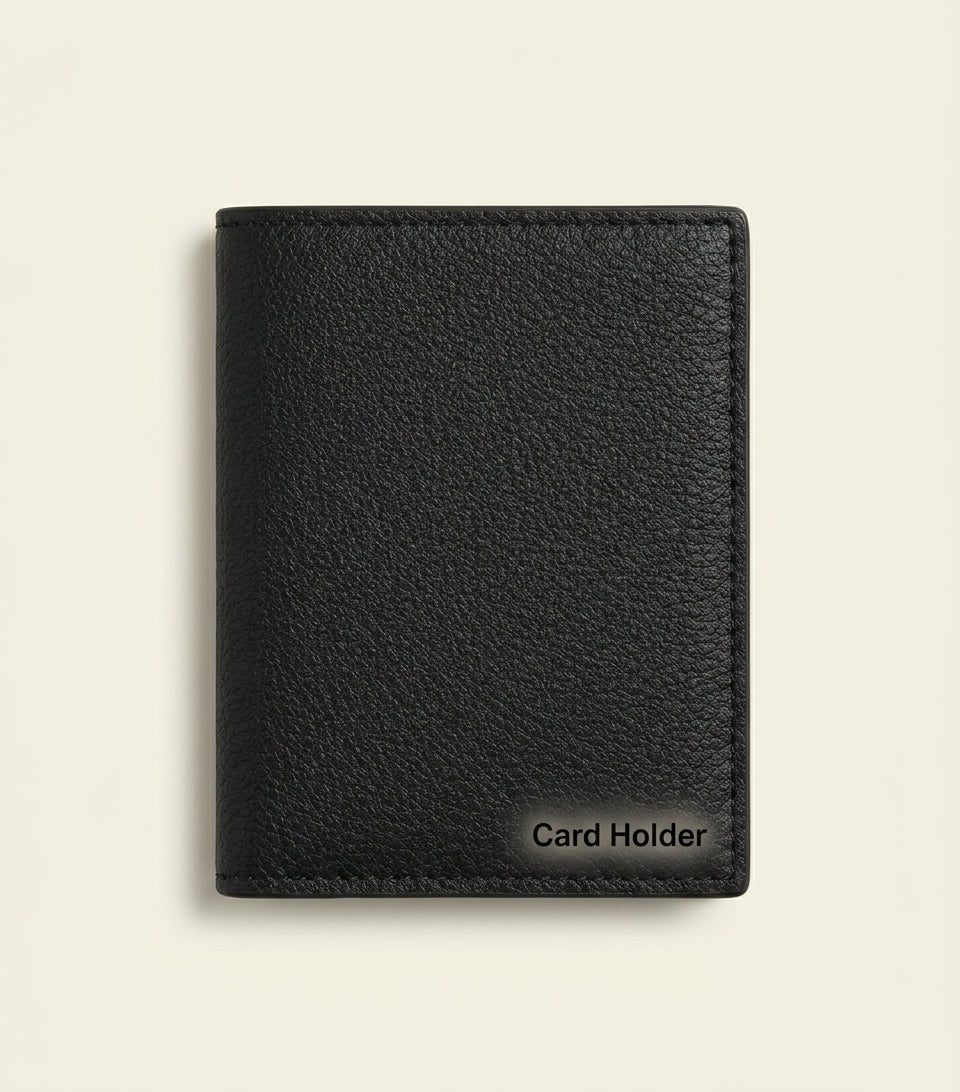Givenchy leather bifold card holder with six slots, imported from the UK