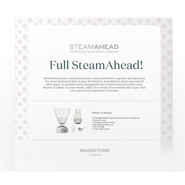 MAGNITONE SteamAhead Hydrating Facial Micro Steamer Grey GOODS Superdrug   