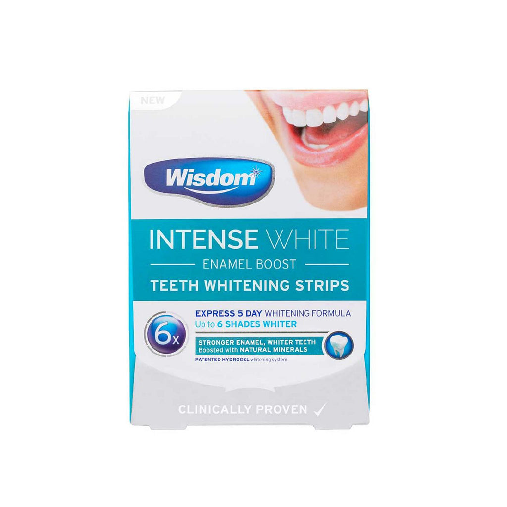 Wisdom Intense White Enamel Boost Teeth Whitening Strips 5s