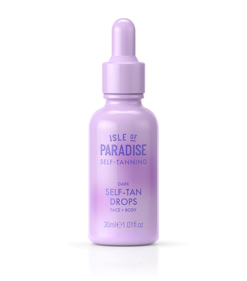 Isle of Paradise dark self-tanning drops 30ml, UK version