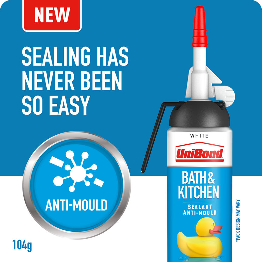 UniBond UniBond Bath & Kitchen Sealant Easy Pulse White