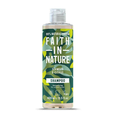 Superdrug Faith In Nature Seaweed & Citrus Shampoo 400ml- Buy online at McGrocer