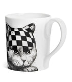 Fornasetti Porcelain High Fidelity Mug - British product