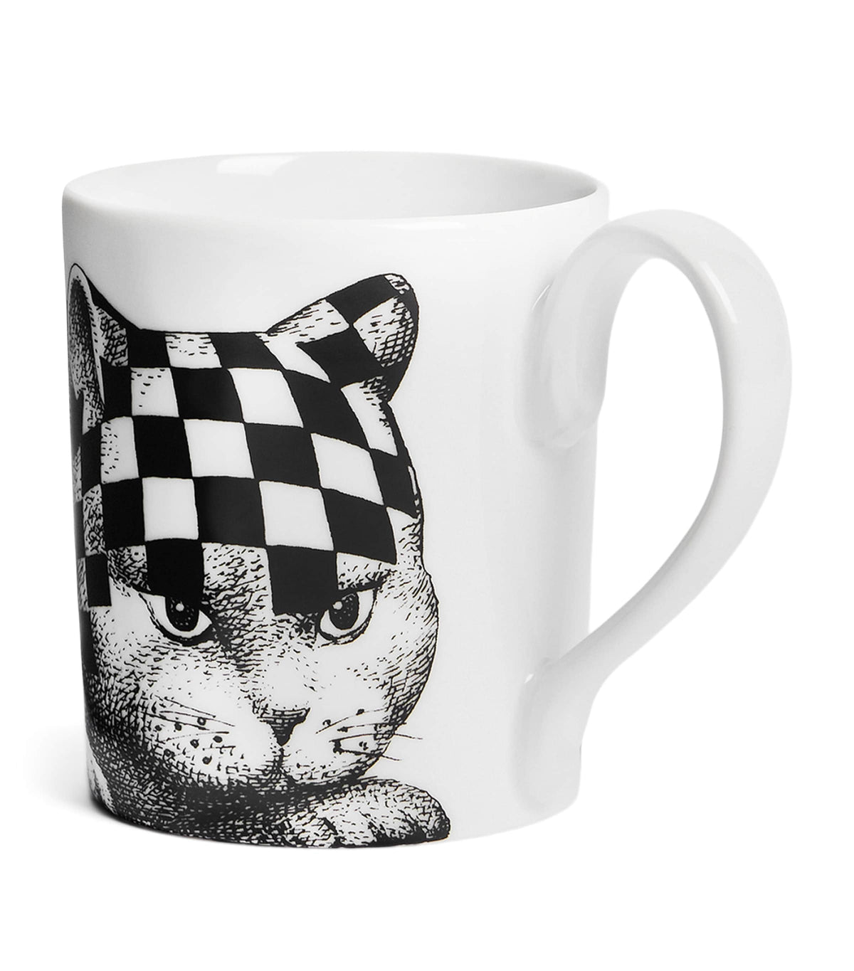 Fornasetti Porcelain High Fidelity Mug - British product