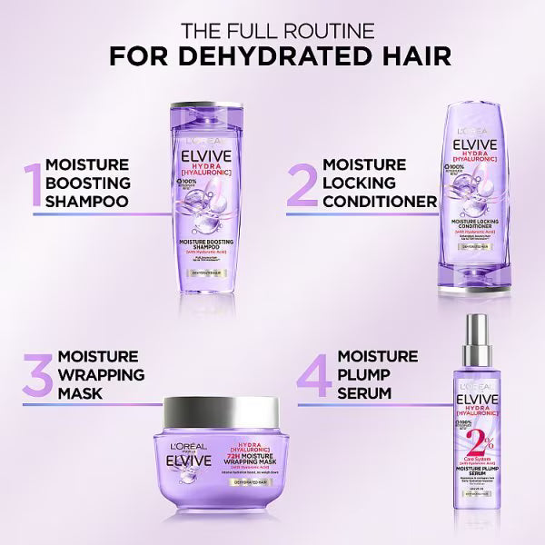 L'Oréal Elvive Hyaluronic Moisture Serum for hair, UK version