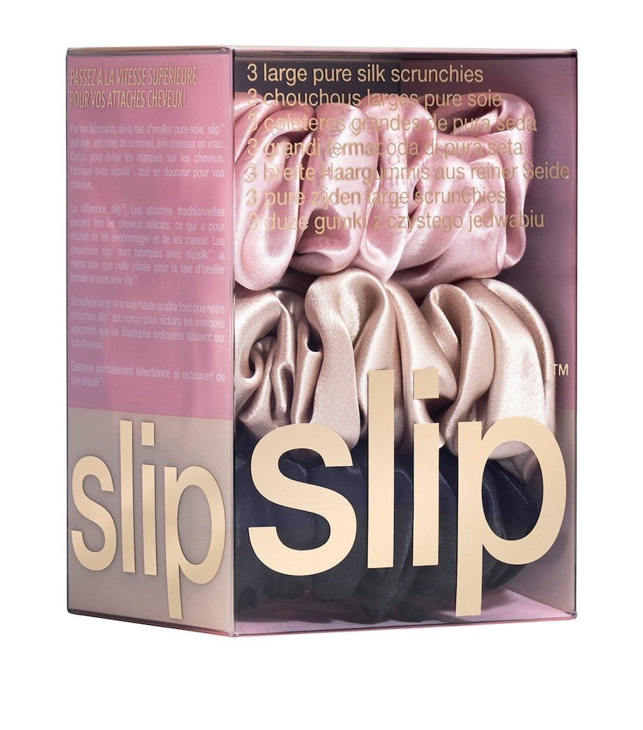 Slip silk scrunchies set of 3 (British brand)