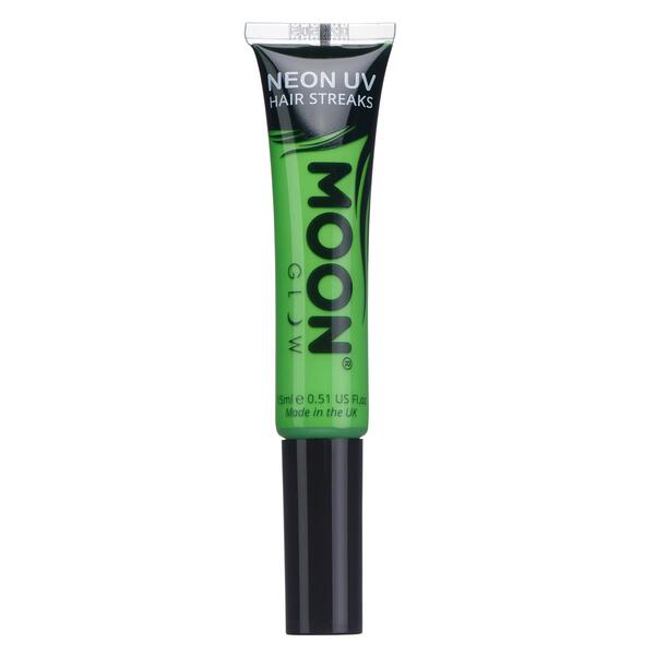 Moon Glow neon UV hair streaks intense green , imported from the UK