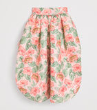 Mama Luma high-low skirt with lotus print for ages 3-12 years, imported from the UK