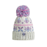 Superbobble reflective bobble hat Pastel Ice Crystal kids 4-8 years, UK version