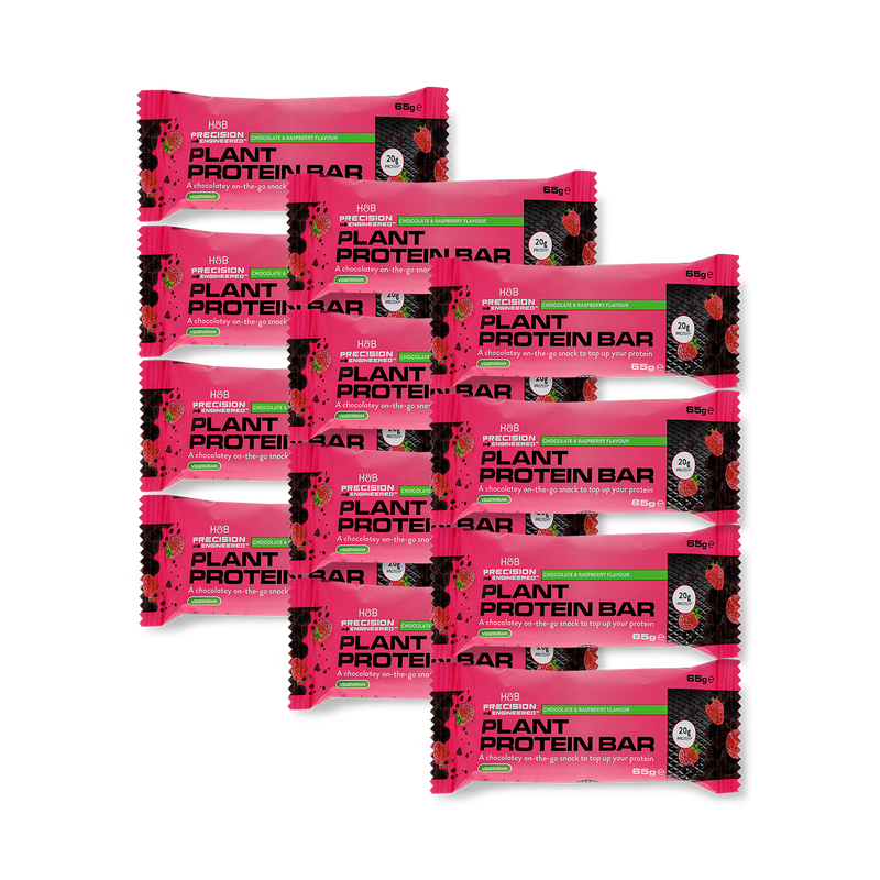 Precision Engineered protein bar dark chocolate raspberry 12 x 65g - British product