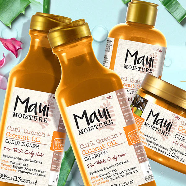 Maui Moisture Curl Quench Coconut Oil Conditioner 385ml, imported from the UK
