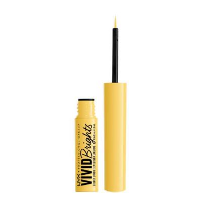 NYX Professional Makeup Vivid Brights Liquid Eyeliner GOODS Boots had me at yellow  