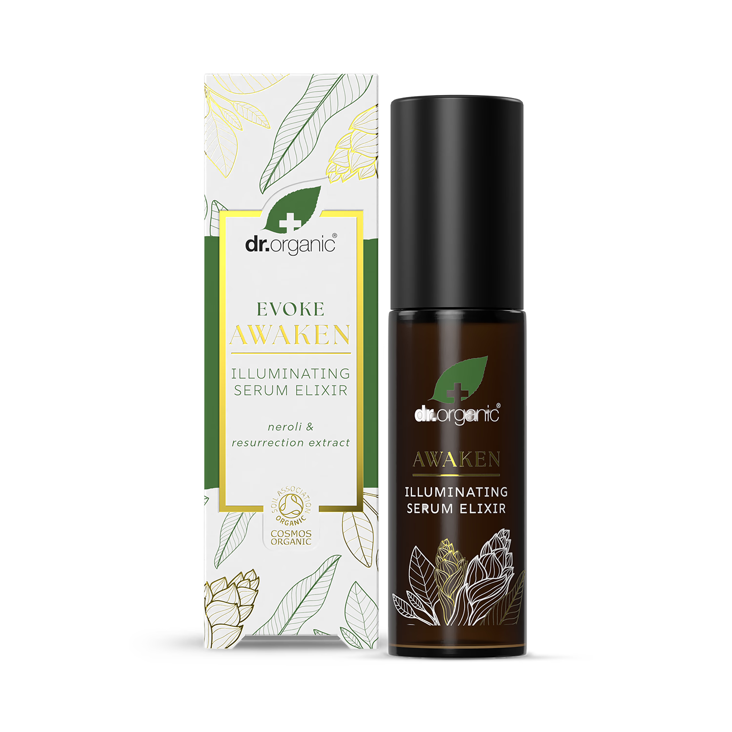 Dr Organic Evoke Awaken Day Elixir 30ml, imported from the UK