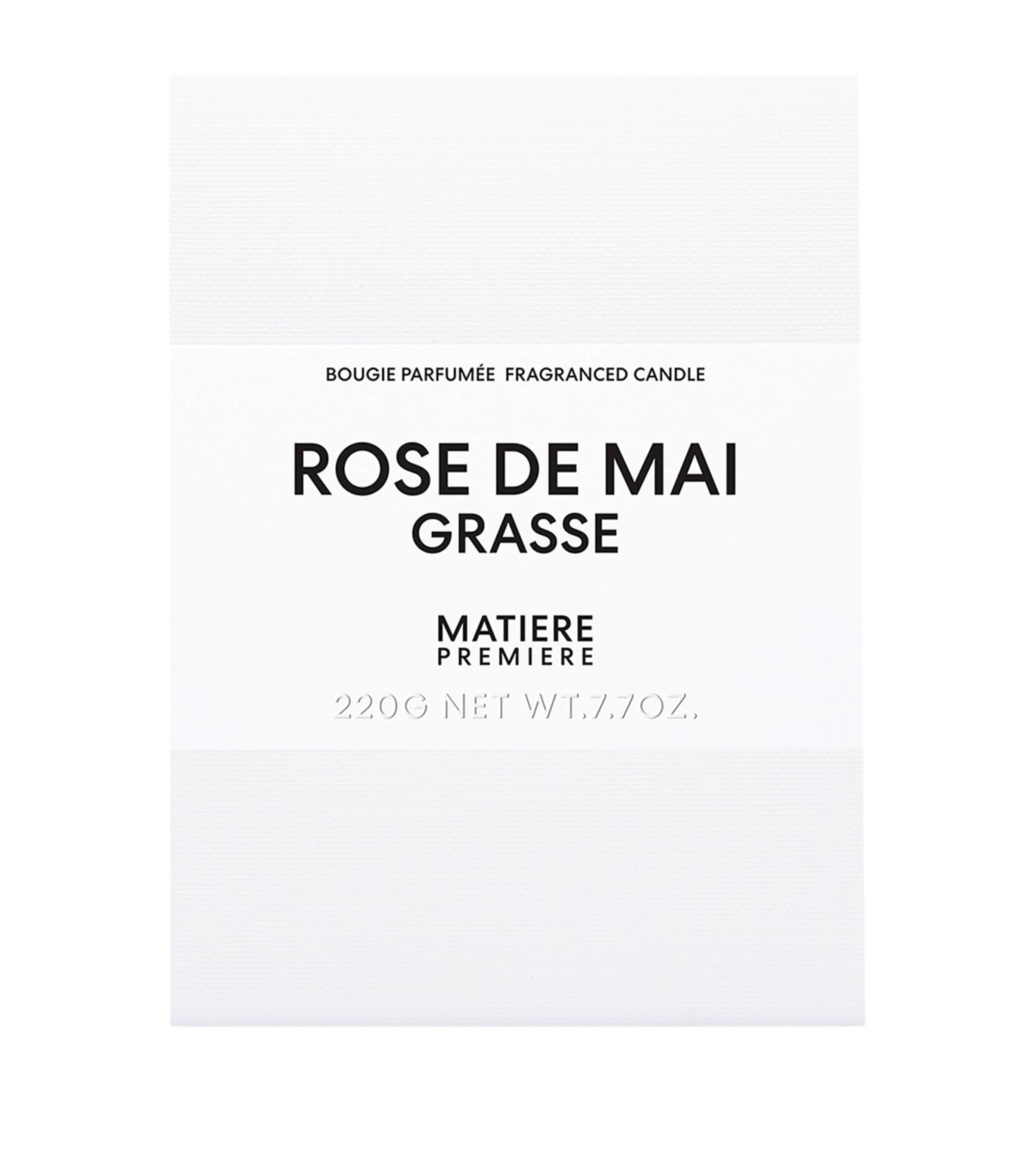 Matiere Premiere Rose De Mai scented candle 220g, imported from the UK