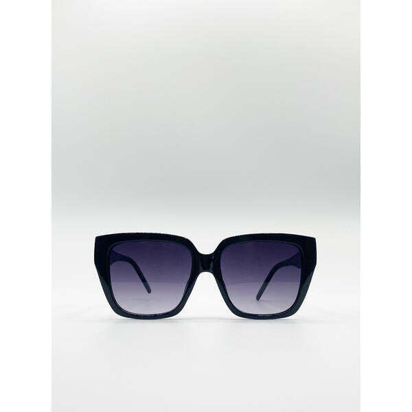 SVNX cat eye sunglasses black frame, imported from the UK