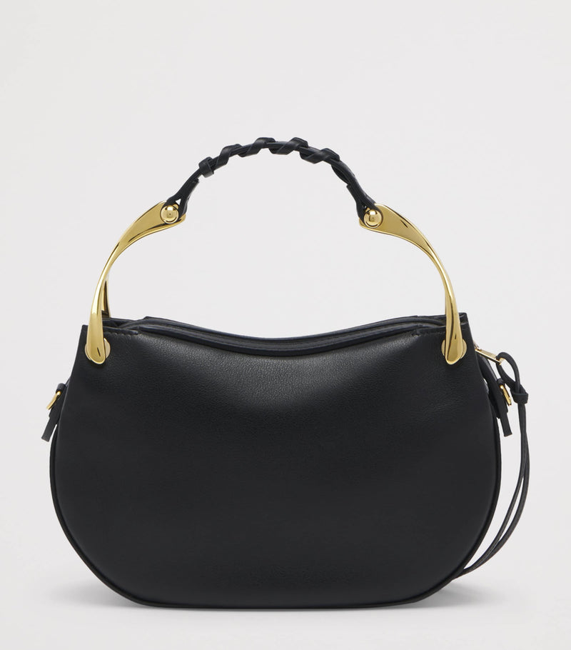 McQueen mini leather wishbone top-handle bag - British product