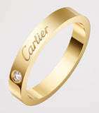 Cartier C de Cartier wedding ring 18k yellow gold diamond (British brand)