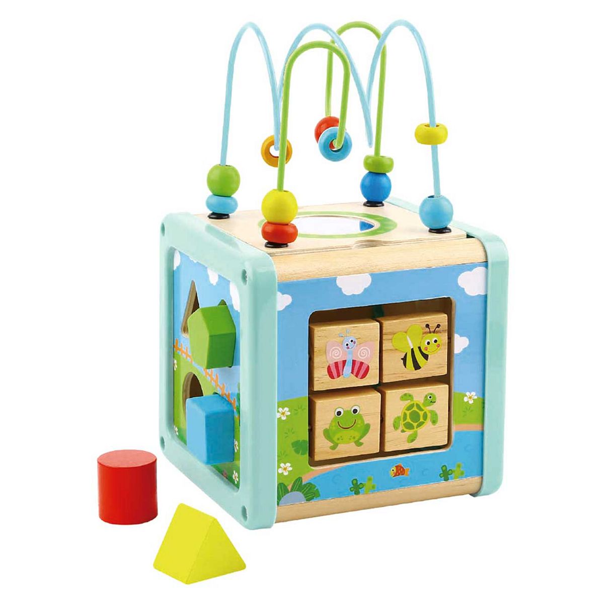 Tooky Toy Wooden Play Cube Toys & Kid's Zone Boots   