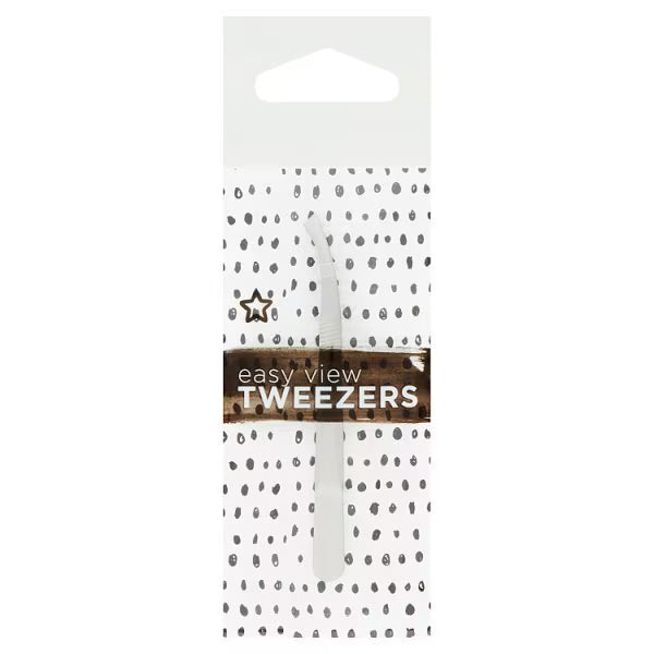 Superdrug Easy View tweezers slant tip (British brand)