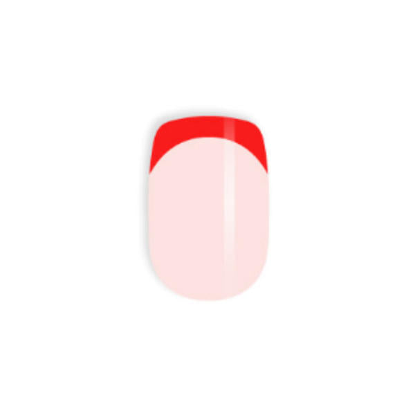 House of Amor Fiery French press-on nails square standard length, UK version