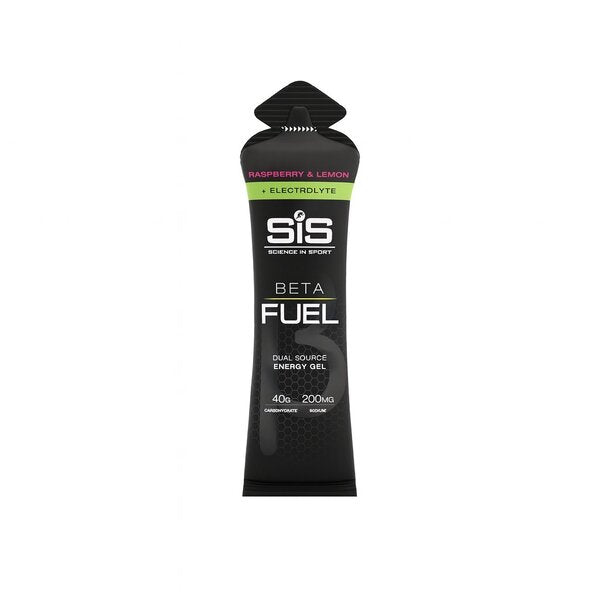 SiS energy gel raspberry lemon flavour 6 pack 60ml, UK version
