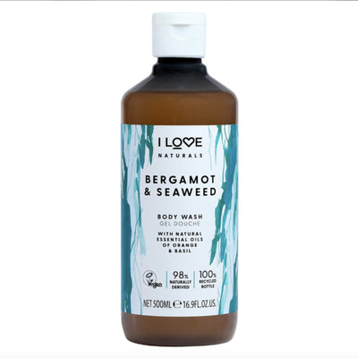 Superdrug I Love Naturals Bergamot & Seaweed Body Wash 500ml- اشترِ عبر الإنترنت من McGrocer