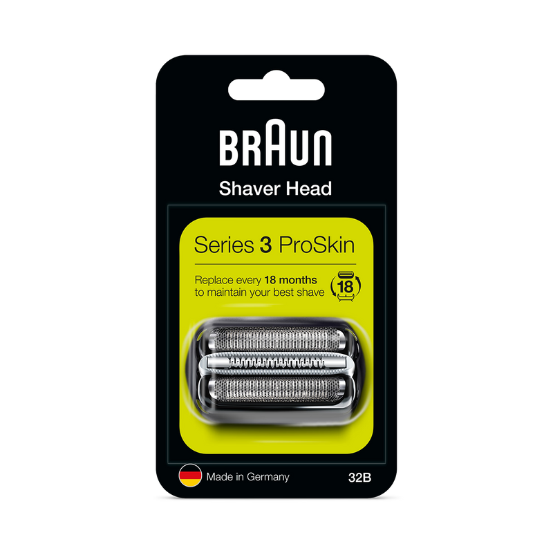 Braun Series 3 32B shaver head replacement - British product