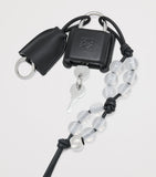 LOEWE Amazona padlock bag charm calfskin stainless steel, UK version