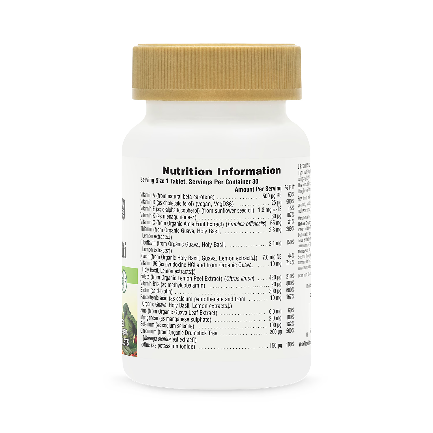 Source of Life Garden men's once daily multivitamin tablets (British brand)