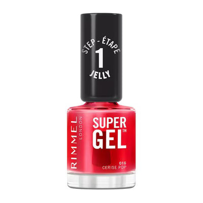 Rimmel Super Gel Jelly Gloss Nail Polish Cerise Pop