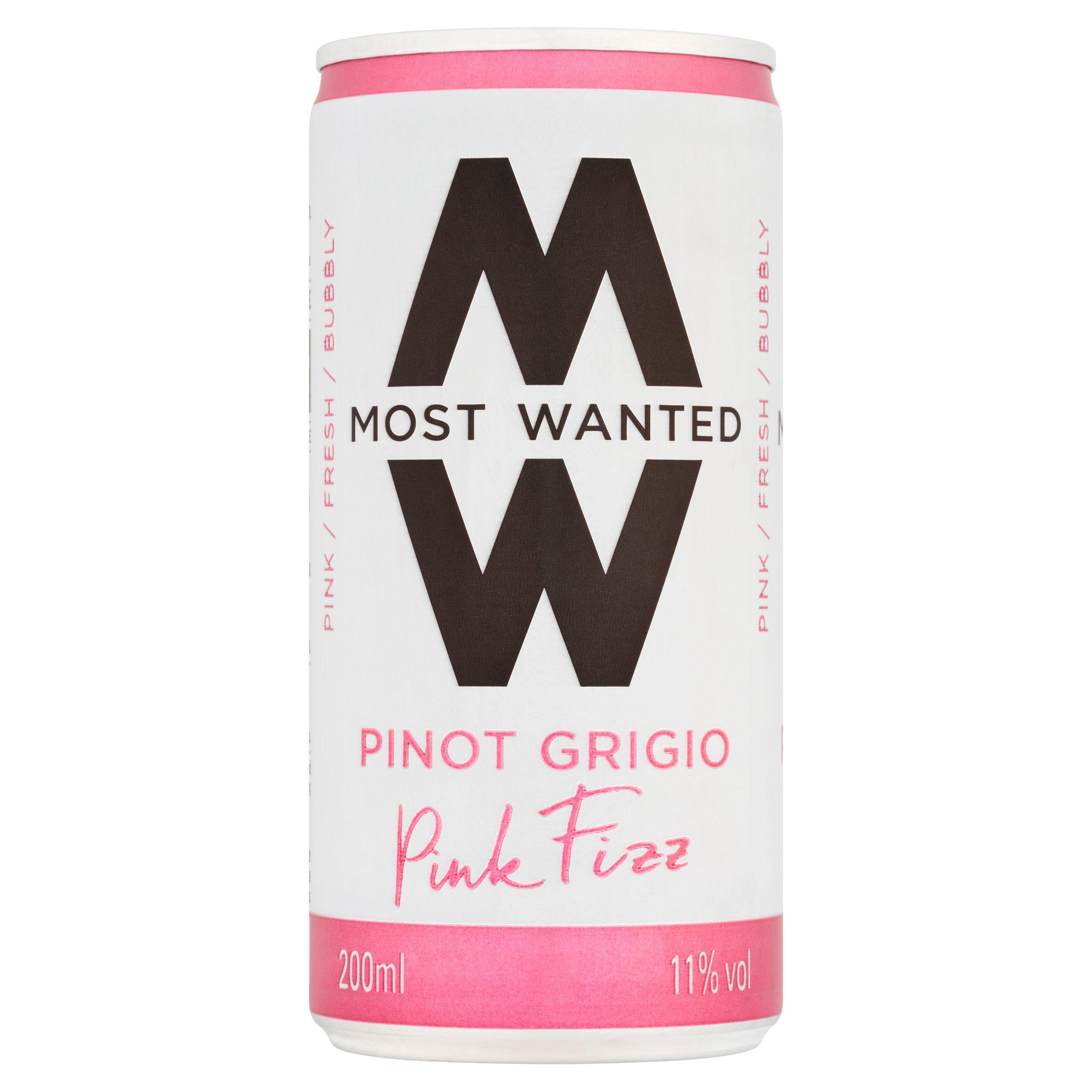 Most Wanted Pinot Grigio Pink Fizz 20cl GOODS Sainsburys   