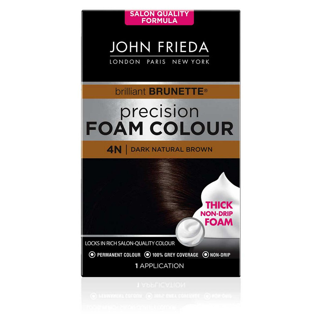 John Frieda Precision Foam Colour 4N Dark Natural Brown 130ml