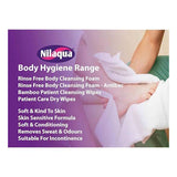 Nilaqua rinse free body wash foam 90ml - British product