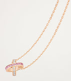 Chaumet Jeux de Liens rose gold pendant necklace, UK version